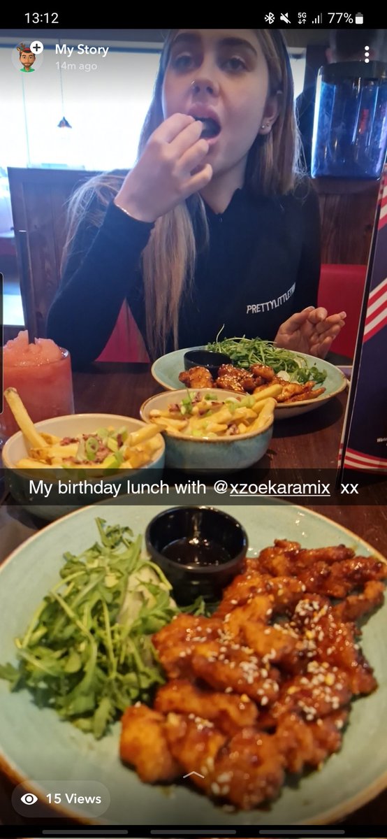 KaramiKeyvan's tweet image. my birthday lunch with my daughter @zoeekarami xx