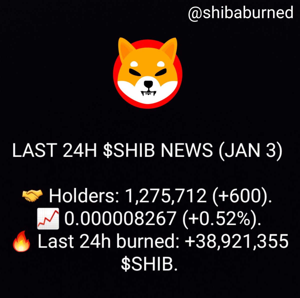 $SHIB NEWS JANUARY 3

#SHIB #shiba #shibainu #SHIBARMY
