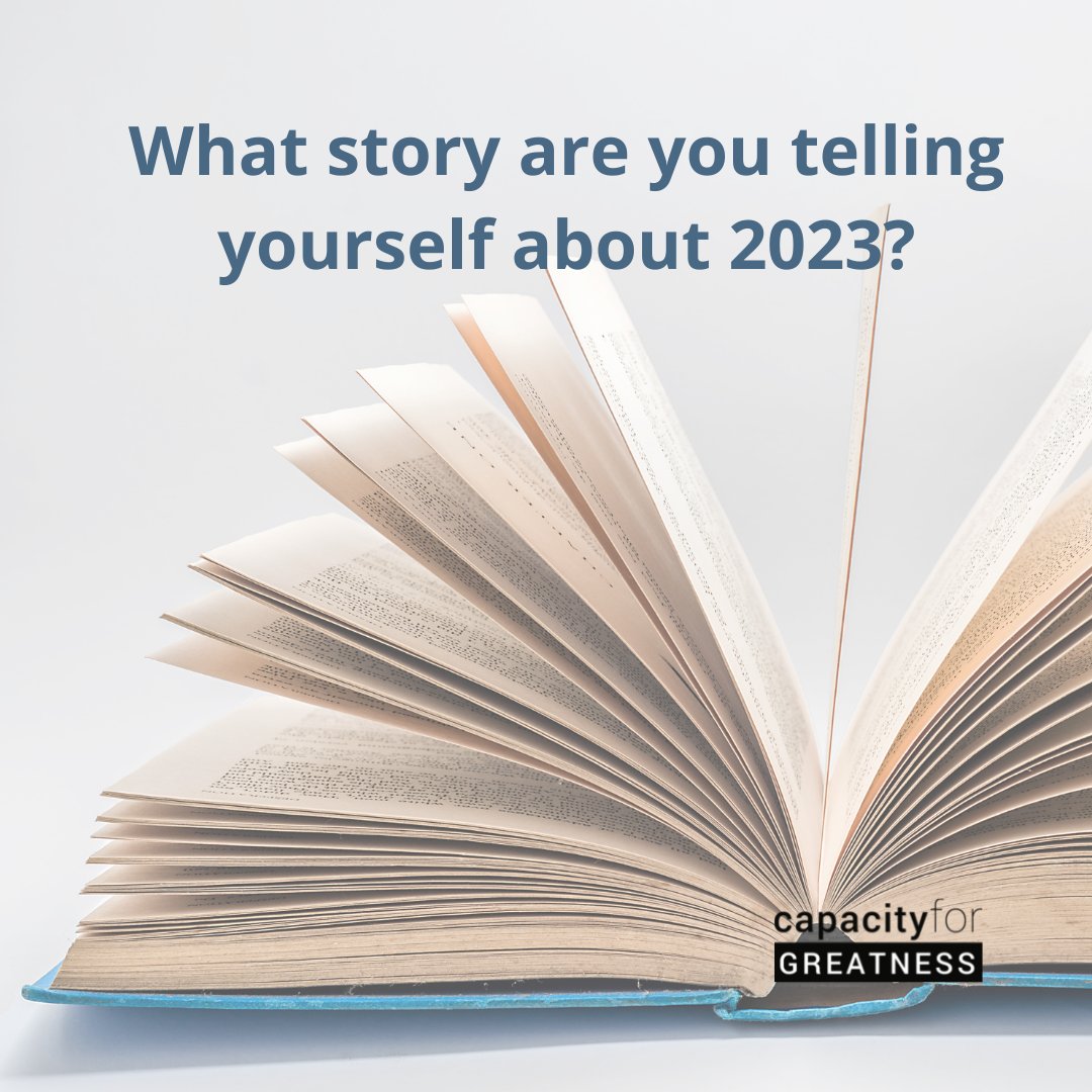CForGreatness's tweet photo. What story are you telling yourself about 2023? 👀 - https://t.co/Ucj4xw3vxN https://t.co/syJca0NZ8O