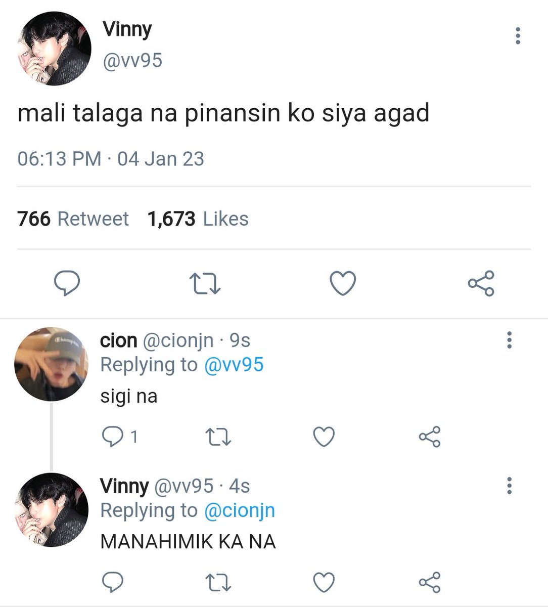 Filo #Taekookau Where In..

Vinny ( Kth ) And Cion ( Jjk ) Are Always Coming At Each Other'S Neck. 1875