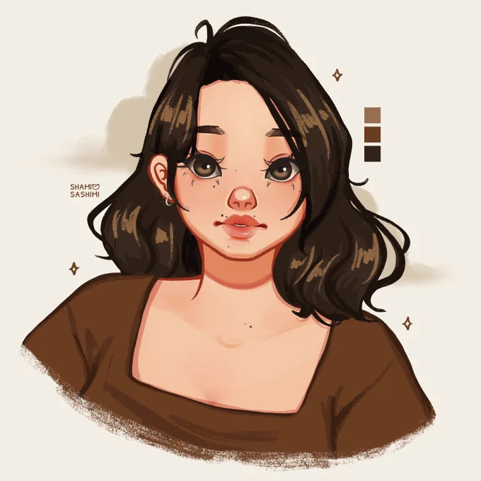 new year #NewProfilePic a lil self portrait for 2023  