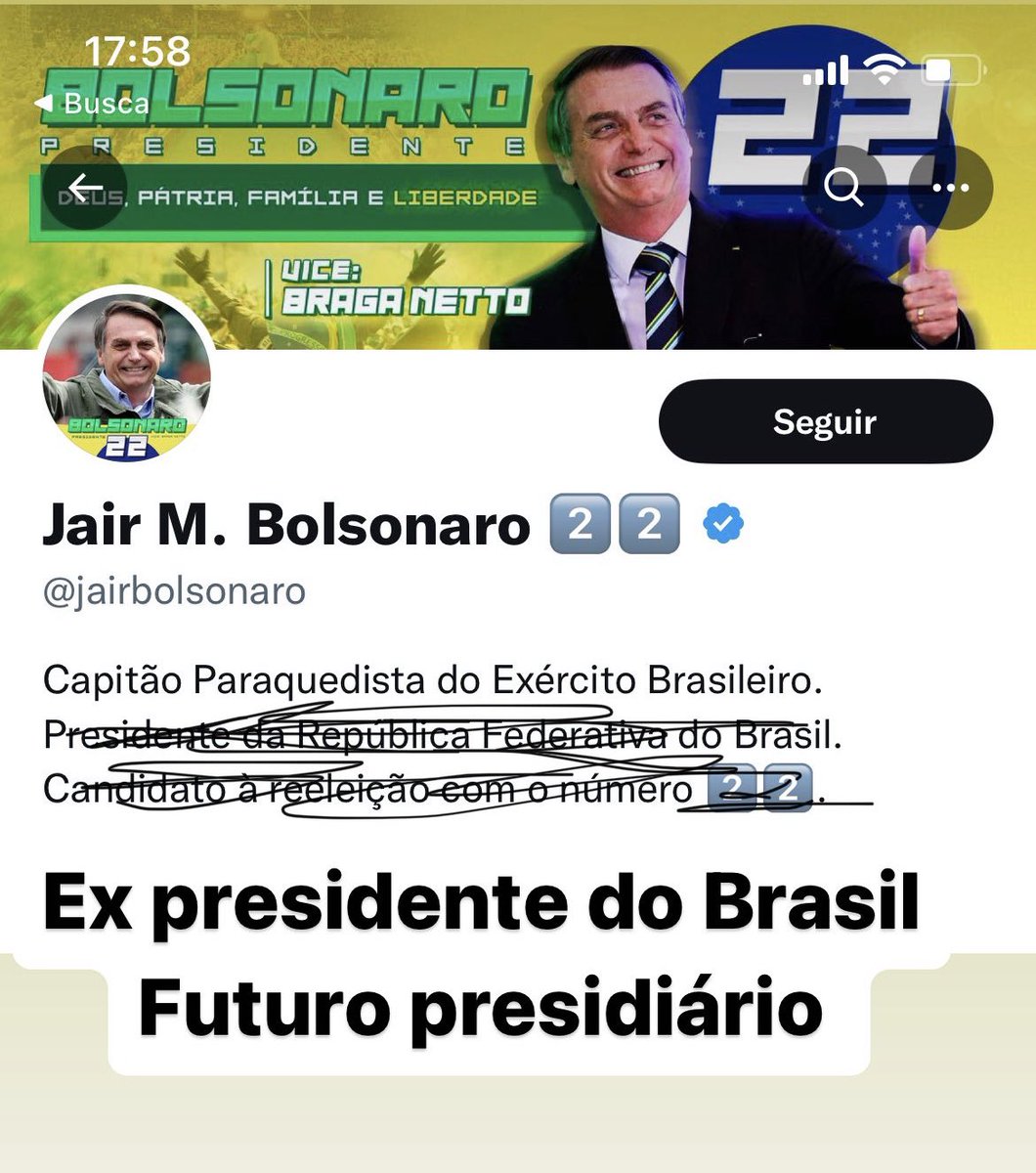 alinnecb's tweet photo. @jairbolsonaro https://t.co/hbUHZj16dt