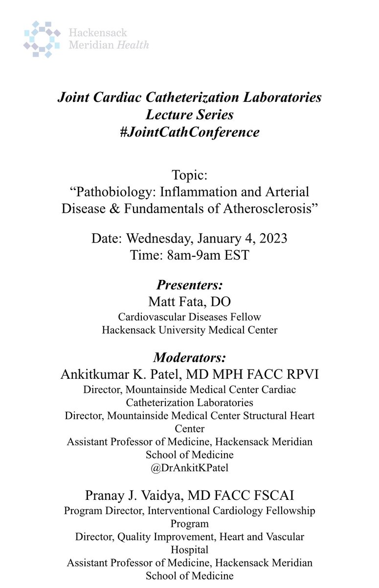 Ankitkumar Patel MD MPH FACC FSCAI RPVI tweet media