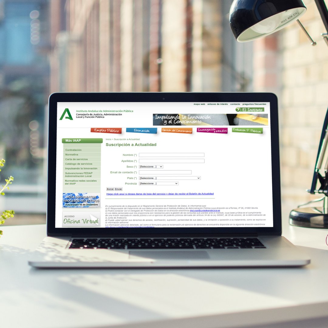 CCOOFSCAndAuton's tweet photo. ¡Recibe en tu correo electrónico nuestro Boletín de Actualidad!

📝 Para estar al día sobre el #IAAP solo tienes que suscribirte completando el siguiente formulario
https://t.co/zYhTbH3op2…

#IAAPContigo #IAAP #AAPP #JuntadeAndalucía https://t.co/2rjcpmsVsm