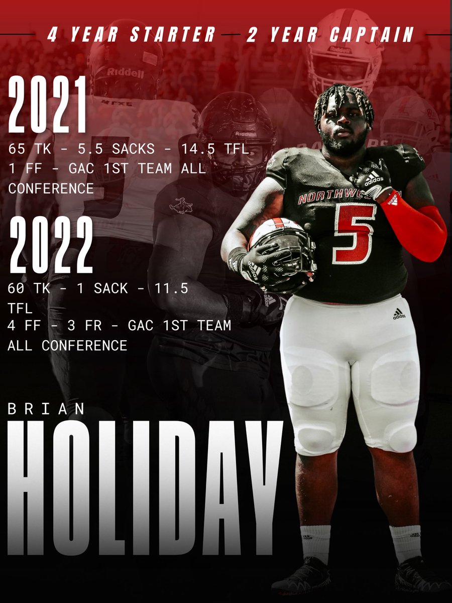 Senior DT Brian Holiday <a href="/Brian_Holiday62/">Brian Holiday</a> has made the decision to enter the NFL DRAFT! Ride, Rangers, Ride! ‼️ #RRR