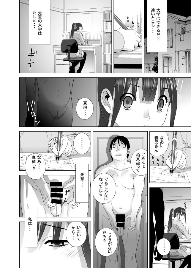 「義妹にダメ射精」セール中ですが、
この中の短編「義妹の告白」はシリーズの中では変わり種。借金返済のために再婚した父、家には粘着質で性欲旺盛な義兄がいて人生を悲嘆する義妹の日々・・・
気になればどうぞ❤ 