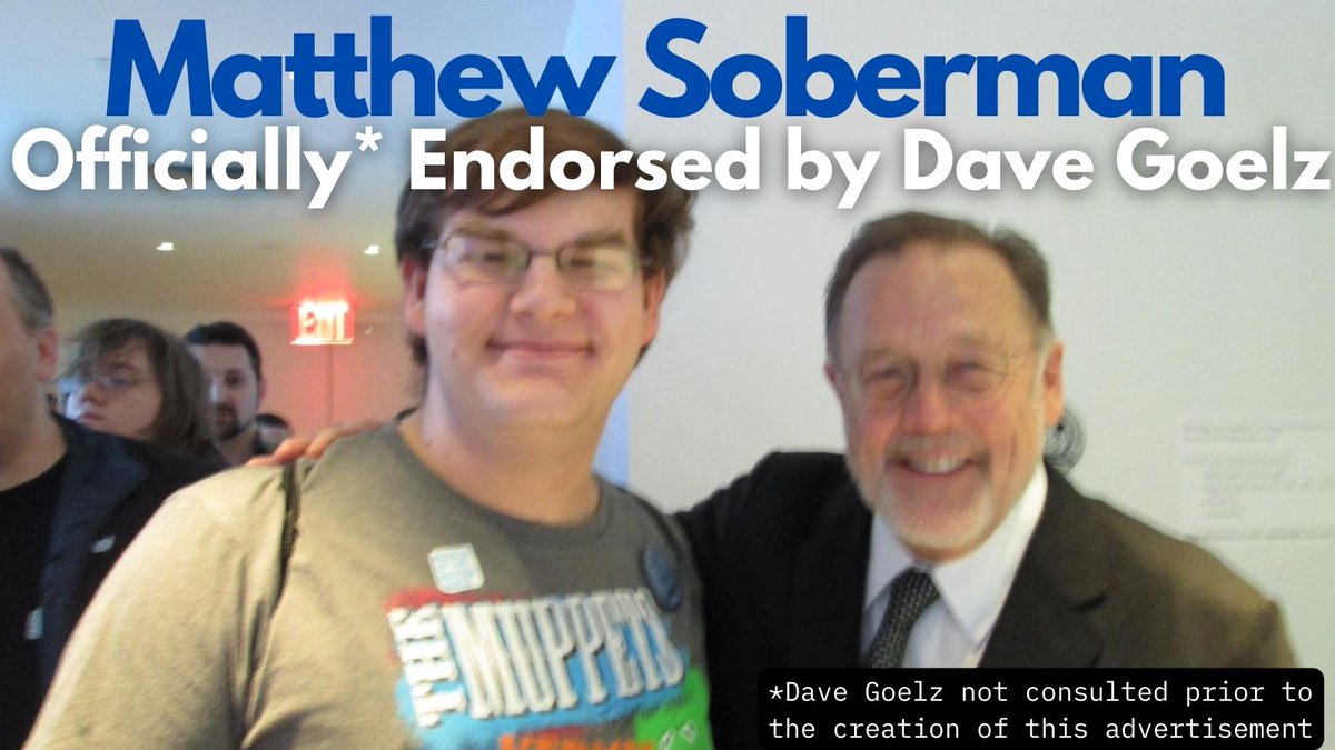 matthewsoberman's tweet image. It's time to hit the campaign trail for the #MuppeTwt awards! Sure, you may want to vote FOR Dave Goelz for Best Podcast Guest, but wouldn't you rather vote WITH Dave?