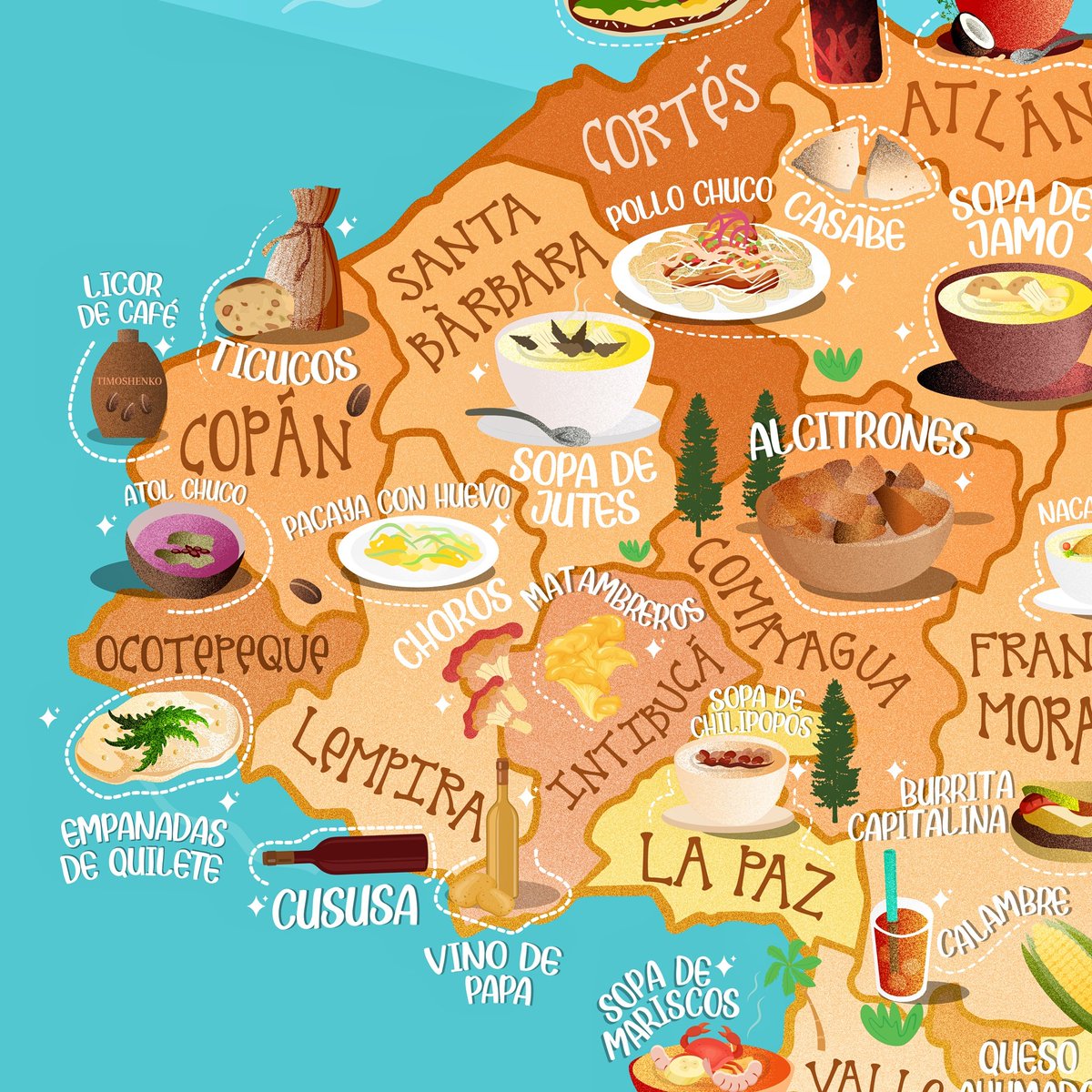 noraespiinal's tweet image. En Honduras si hay variedad en Gastronomía. 🇭🇳✨ Podríamos hablar eternamente sobre cada región.