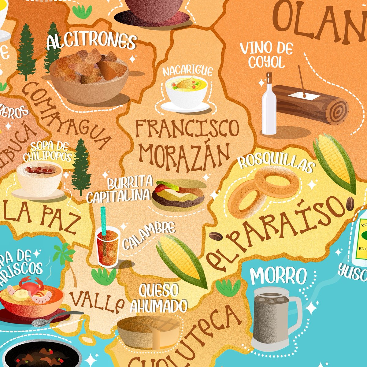 noraespiinal's tweet image. En Honduras si hay variedad en Gastronomía. 🇭🇳✨ Podríamos hablar eternamente sobre cada región.