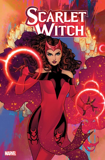 SCARLET WITCH #1 is out TODAY! Written by , interiors drawn by Sara Pichelli and colored by , lettered by Cory Petit, awesome logo designed by  (I think Anthony Gambino), cover and Wanda design drawn/colored by me.Hope you enjoy it! 