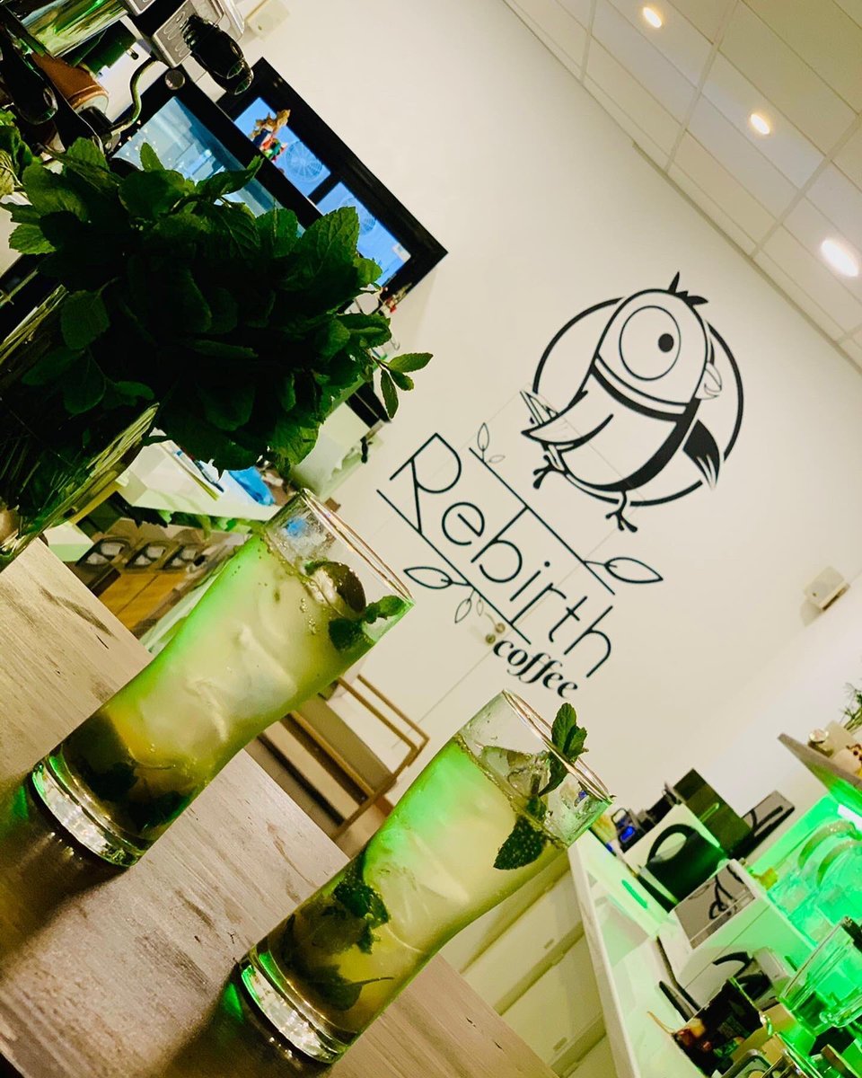 RebirthCoffee1's tweet photo. Cocktail time at Rebirth Coffee #mojito https://t.co/1IHJDdK9qC