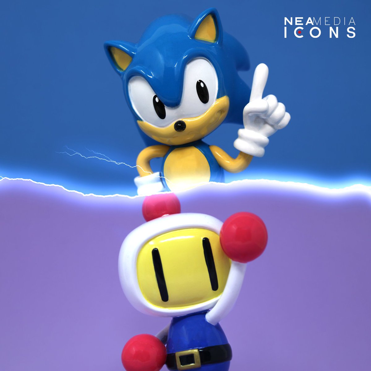 neamediaicons's tweet photo. There it is, the two most emblematic figure of retro-gaming. 🕹️
There are both made of resin with a lacquered finish and hand painted.
Between Sonic and Bomberman, which one bring you the prettiest memories about gaming?
.
#sonic #collectiblefigure #segasonic #neamedia #bomberman https://t.co/HnU4ednmJP