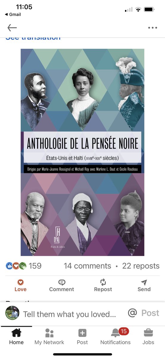 luvempress's tweet photo. Jah &amp; Jahes love. New co-edited book on the subject of Black Thought in the U.S. and Ayiti/Haiti by Dr. Marlene Daut ⁦@FictionsofHaiti⁩ I wish I could buy it! Blessed love.#Ayiti #1804 #ToutMounseMoun #HousingfortheHomelessNow #AbolishCPS #DefundFosterCare #ProChoice https://t.co/Nkez06cmSi