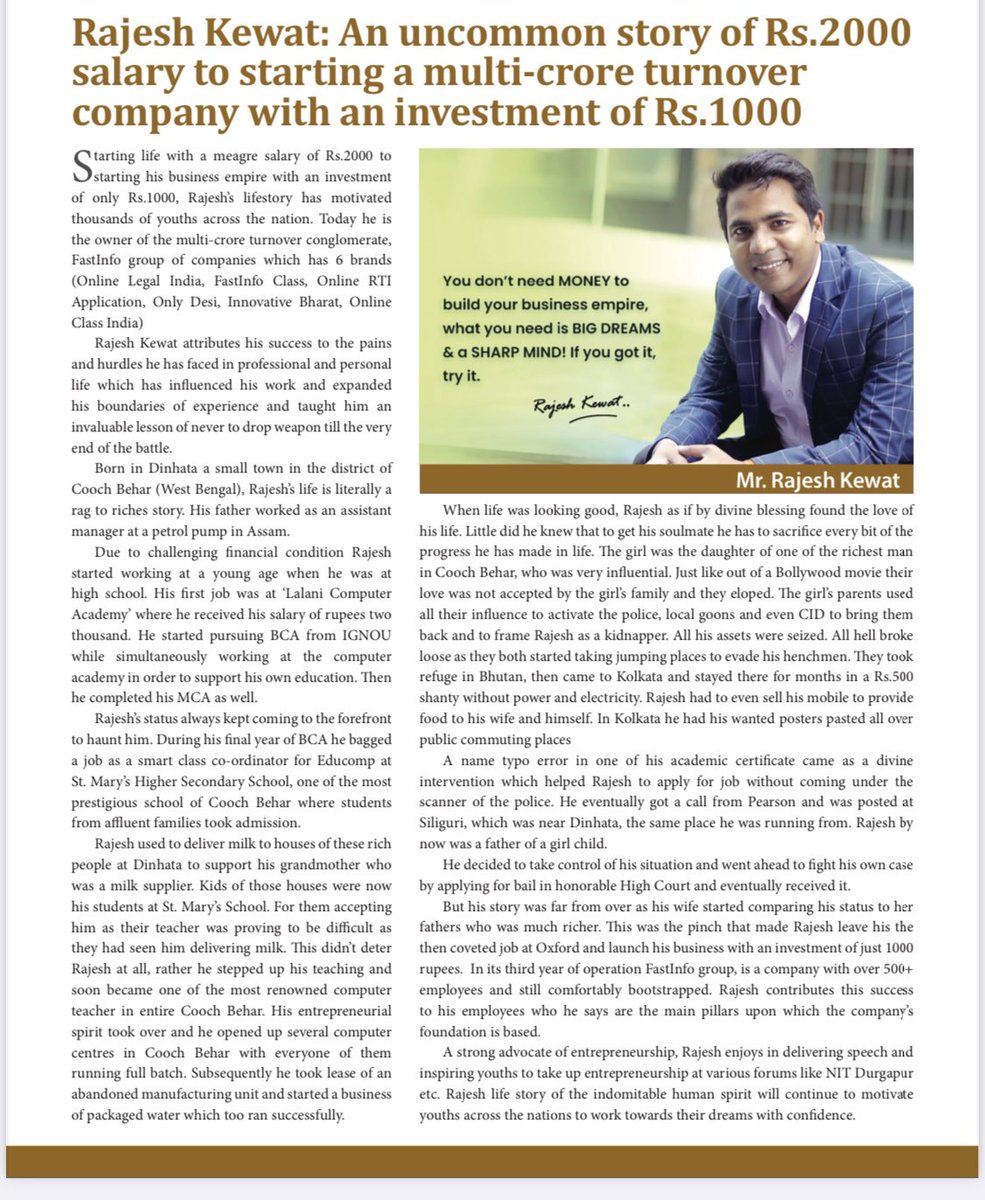RajeshFastInfo's tweet photo. Happy to inform you that I have been featured @ @ForbesIndia … Thanks for the continues support… https://t.co/iGjCGzqWhv