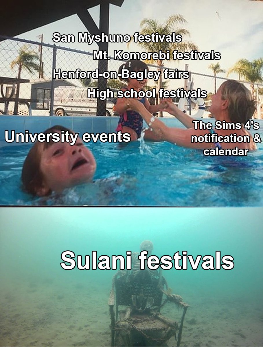 onlyabidoang's tweet photo. I'm pretty sure not many of you are aware that there are festivals in Sulani #TheSims4 https://t.co/LoWQGr1bih