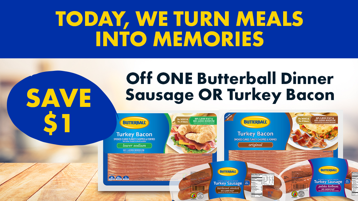 Save on fast and flavorful with Butterball. Get coupon: food-lion.co/3VHdOPQ