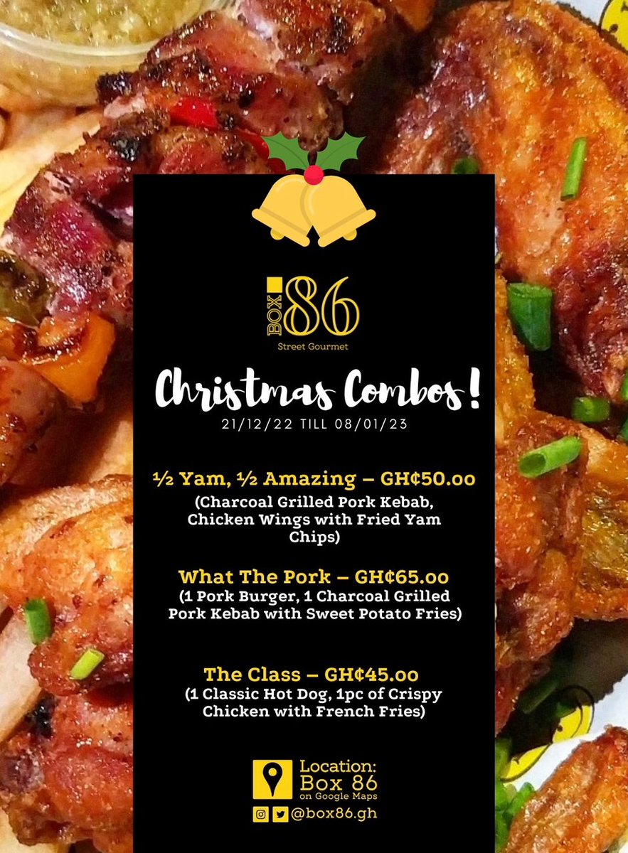 box86gh's tweet photo. How about a combo for lunch? We're still serving! #StreetGourmet 🇬🇭 https://t.co/gBKRyNU4b5