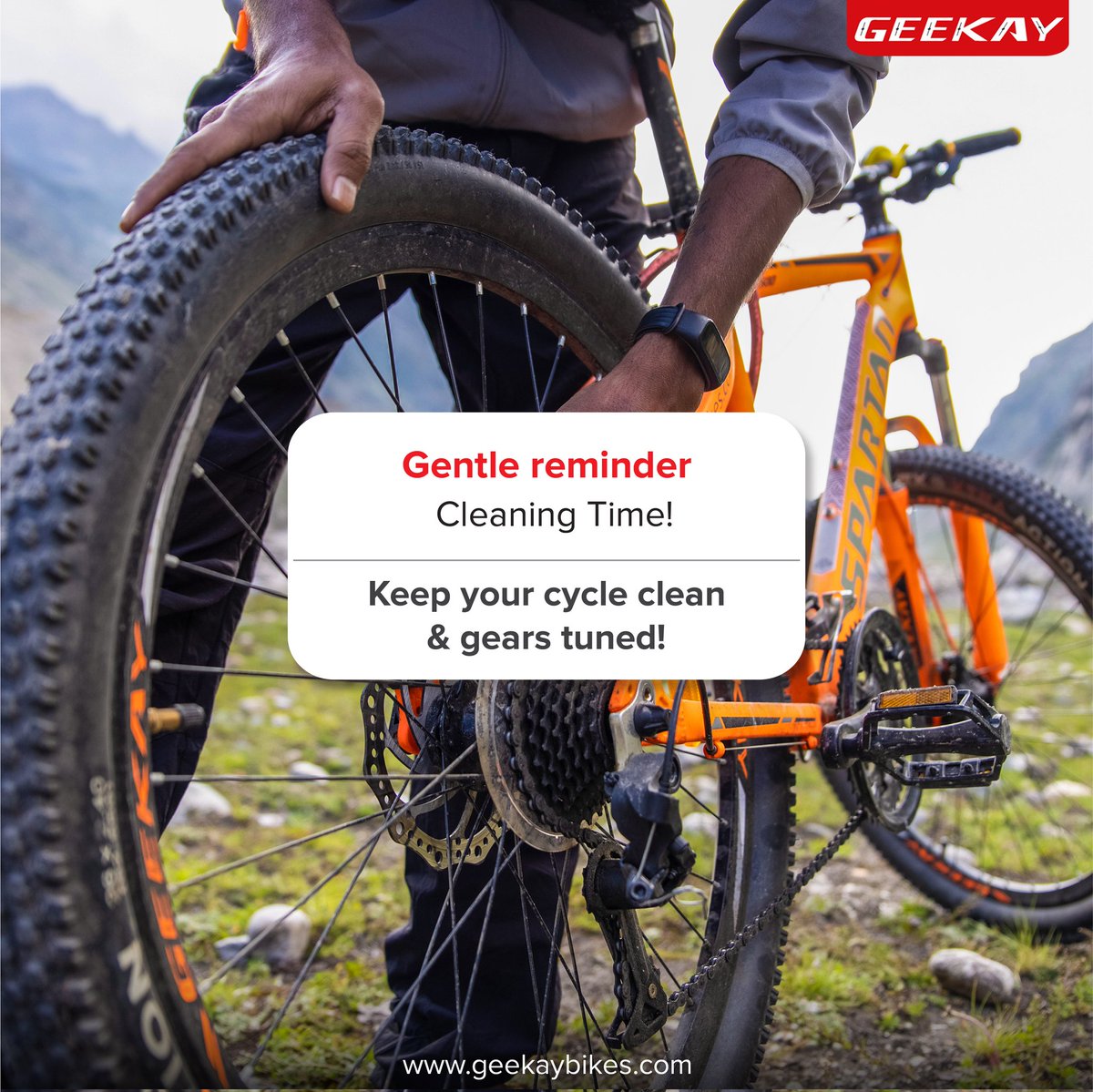 GeekayBikes's tweet photo. For our Dear Customers🤝🏻
.
.
.
#gentlereminder #gentlereminders #reminder #reminders #reminderoftheday #cleaningtime #cleaning #cleaningtips #cleaningmotivation #keepitclean #keepitcleaner #keepitclean🚮 #keepitcleancustoms #gearstuned #geartuned #keepclean #keepcleaning https://t.co/Yj7OnMXrr4