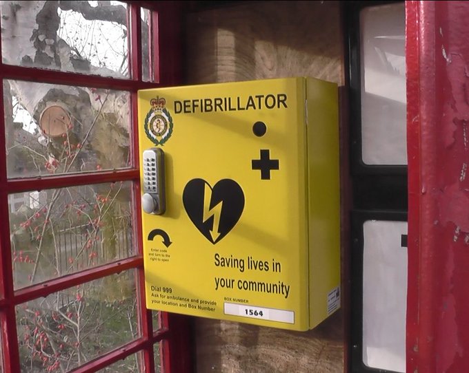 Defibrillators are in all sorts of places. From workplaces, school, cafes and even phone boxes! If you've got a defib, please register it with The Circuit from @TheBHF so that your local ambulance service knows it’s available to help save lives! 💓 bit.ly/39ezkJK