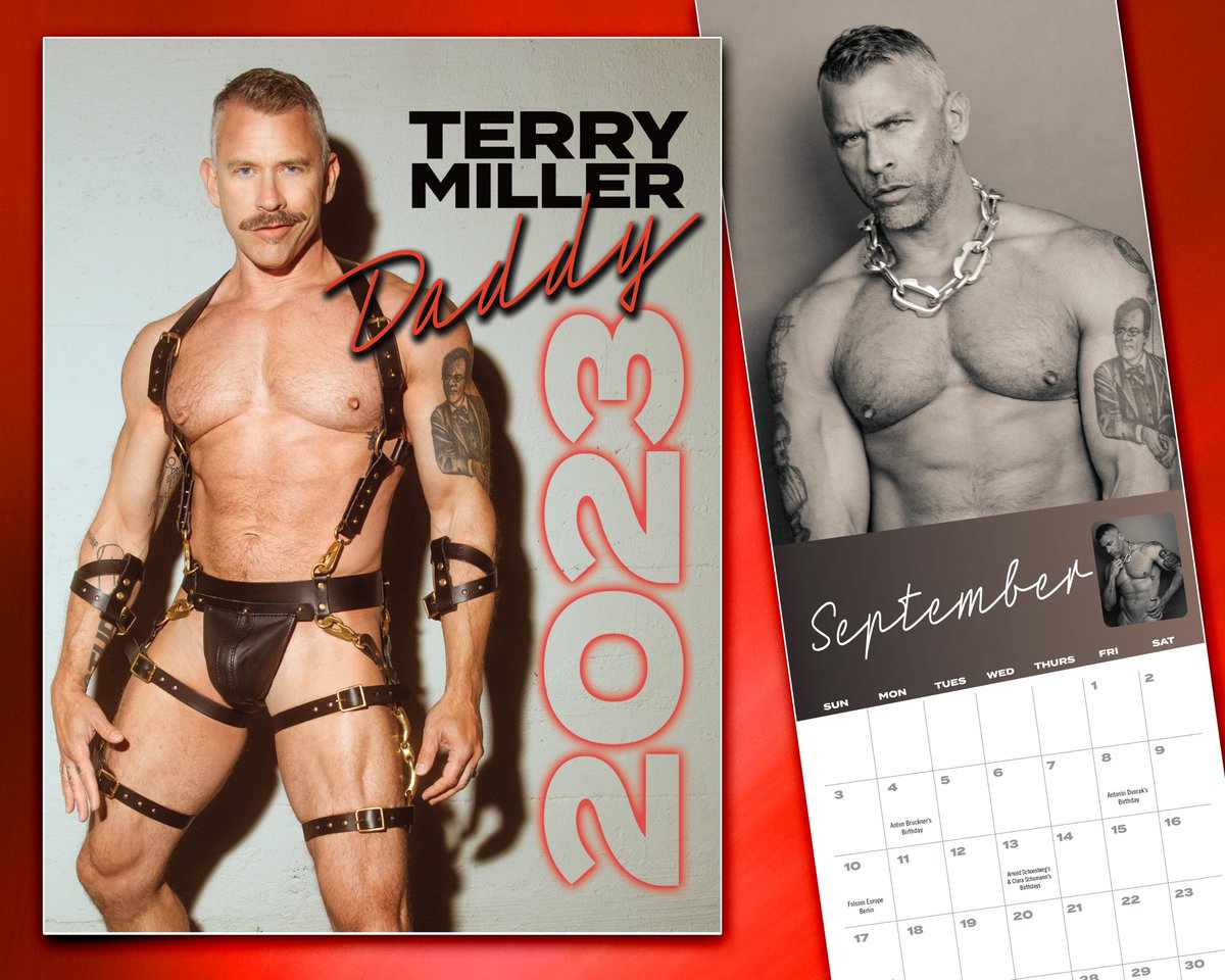 PeachyKingsShop's tweet photo. Start the new year off in the sexiest way with the Terry Miller @fakedanshusband 2023 #Daddy Calendar!
Pages & pages of Mr. #TerryMiller in the kinkiest of outfits and poses! Grab yours NOW:
https://t.co/jvQlNGif4l
#gayleathermen #gaykink #leathermen https://t.co/CJ710HCGkw