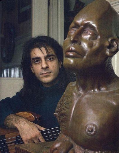 12 years today we lost this great man Mick Karn. Bassist of Japan a Solo Multi-Instrumentalist, Musician & Sculptor. (Picture of Tangled Tongues now owned by me)
All round multi talented & great lad
#mickkarn