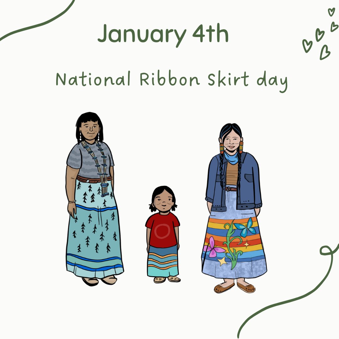 Today marks the first nationally recognized Ribbon Skirt Day!

#NationalRibbonSkirtDay #Indigenous #FNIM