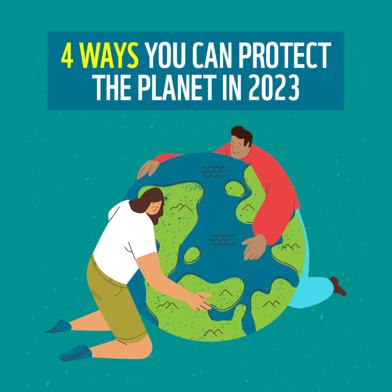 WWF's tweet photo. Small actions, BIG impact. 👇 Together we can make 2023 a great year for people and nature.

#SwipeThrough to see how you can champion our shared home &amp; RT to inspire more people to take action for 🌏! https://t.co/DgoRRRoo3X #TogetherFor2023
