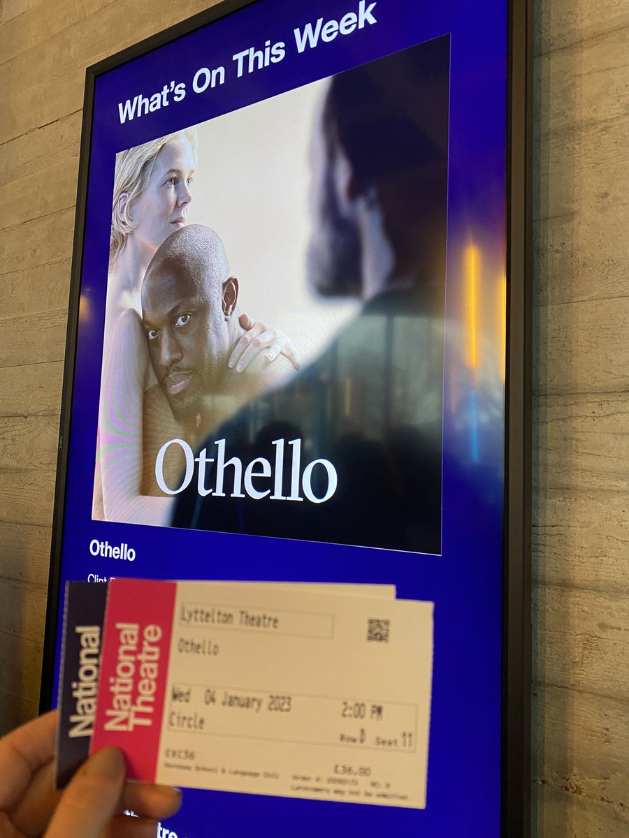@HslcPerforming Othello at <a href="/NationalTheatre/">National Theatre</a> with our sixth form English Literature and Performing Arts students 🤩