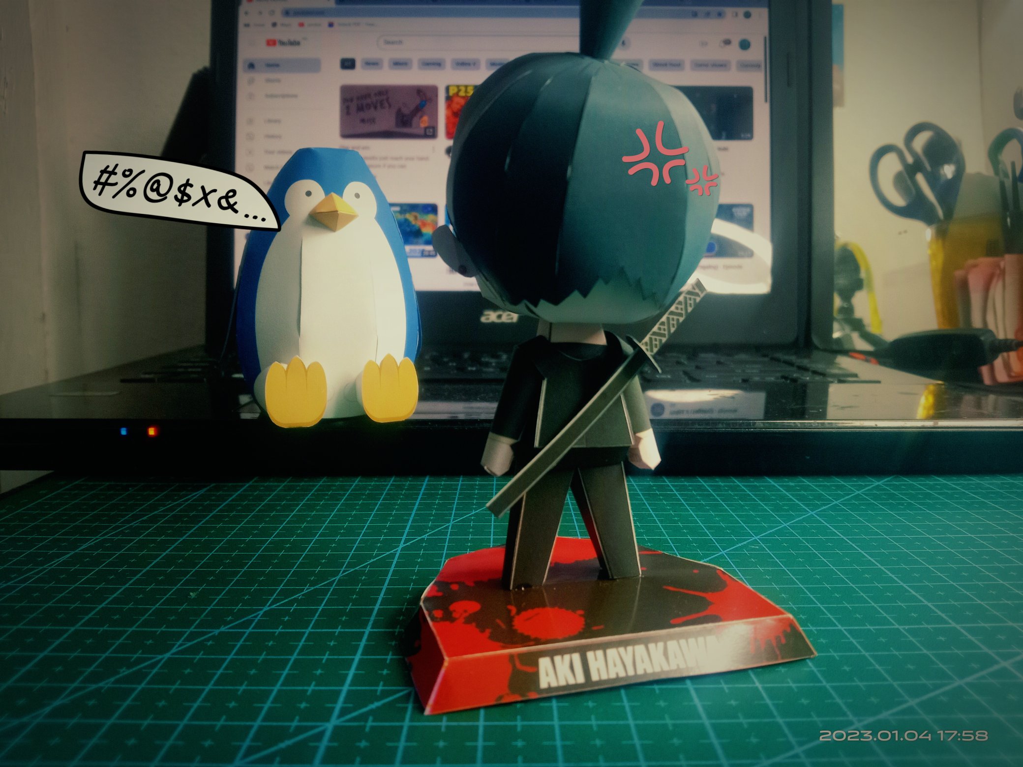 Chainsaw Man: Aki Hayakawa Paperized | Paperized Crafts