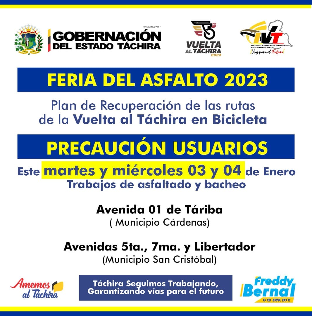 Gob_Tachira's tweet photo. 🚨#ATENCIÓN https://t.co/OnPnUgkCnK