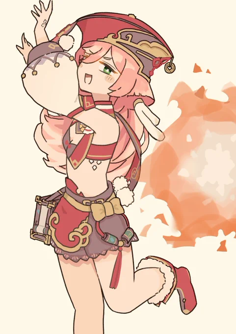 煙緋の攻撃モーションが可愛い 