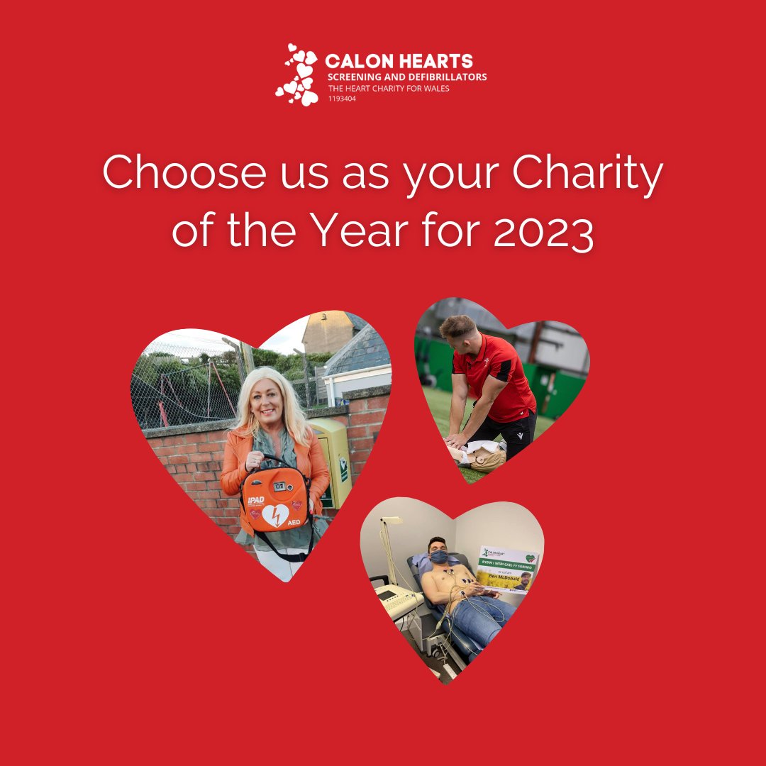 By choosing us to be your company's Charity of the Year, we can work closely with you to involve your staff in fundraising for defibrillators, heart screenings and CPR training throughout Wales 🫀

#welshcompany #welshcharity #southwalesbusinesses
