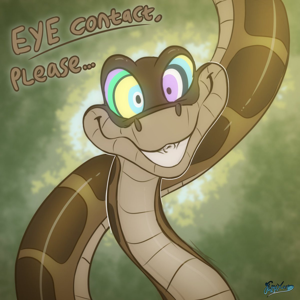 KandaarTheSnake's tweet photo. Happy Hypnossisssss Day Cubsssss~! Here'ssss hoping you end up in the Crimsssson King'sssss gaze today, feeling rather....Empty~ 😘😏😏💖 #snakevore #vore #vorekink #hypnosis #hypnosisday #spirals #RP #OpenDMs https://t.co/4kB13uJYBY