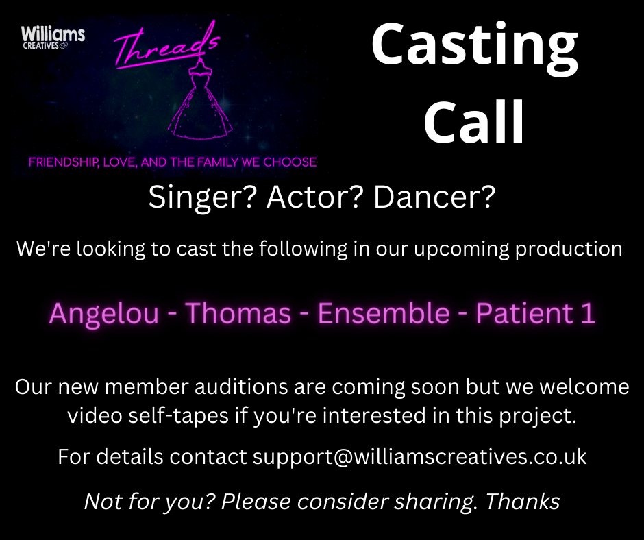 We need YOU!

Not your thing? Please hit that share button. Thanks