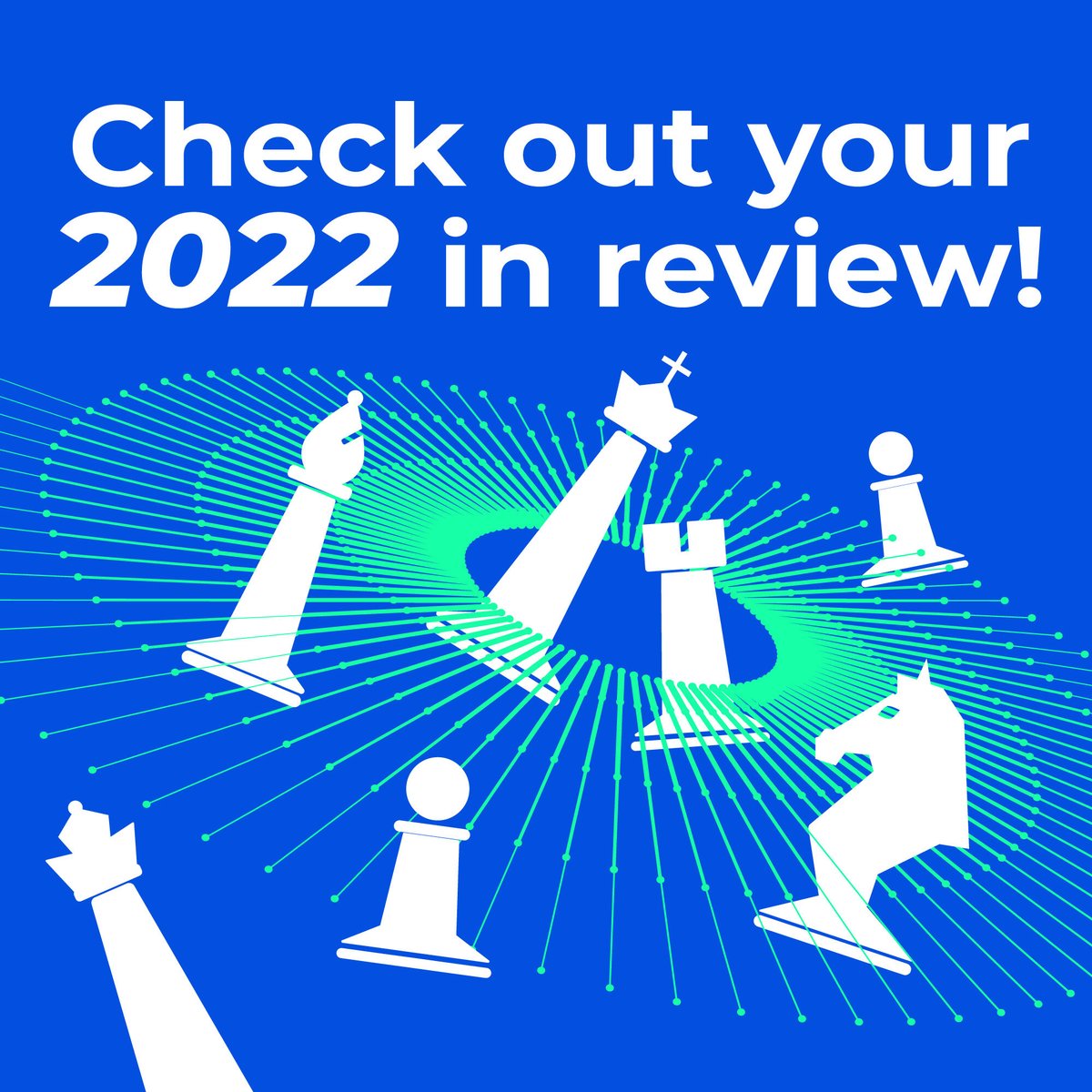 Making your chess improvement resolutions? Start by reviewing 2022!

Chessable’s Year in Review gives you personalized insights into study time, accuracy, most studied courses, and more 👀

chessable.com/year-in-review