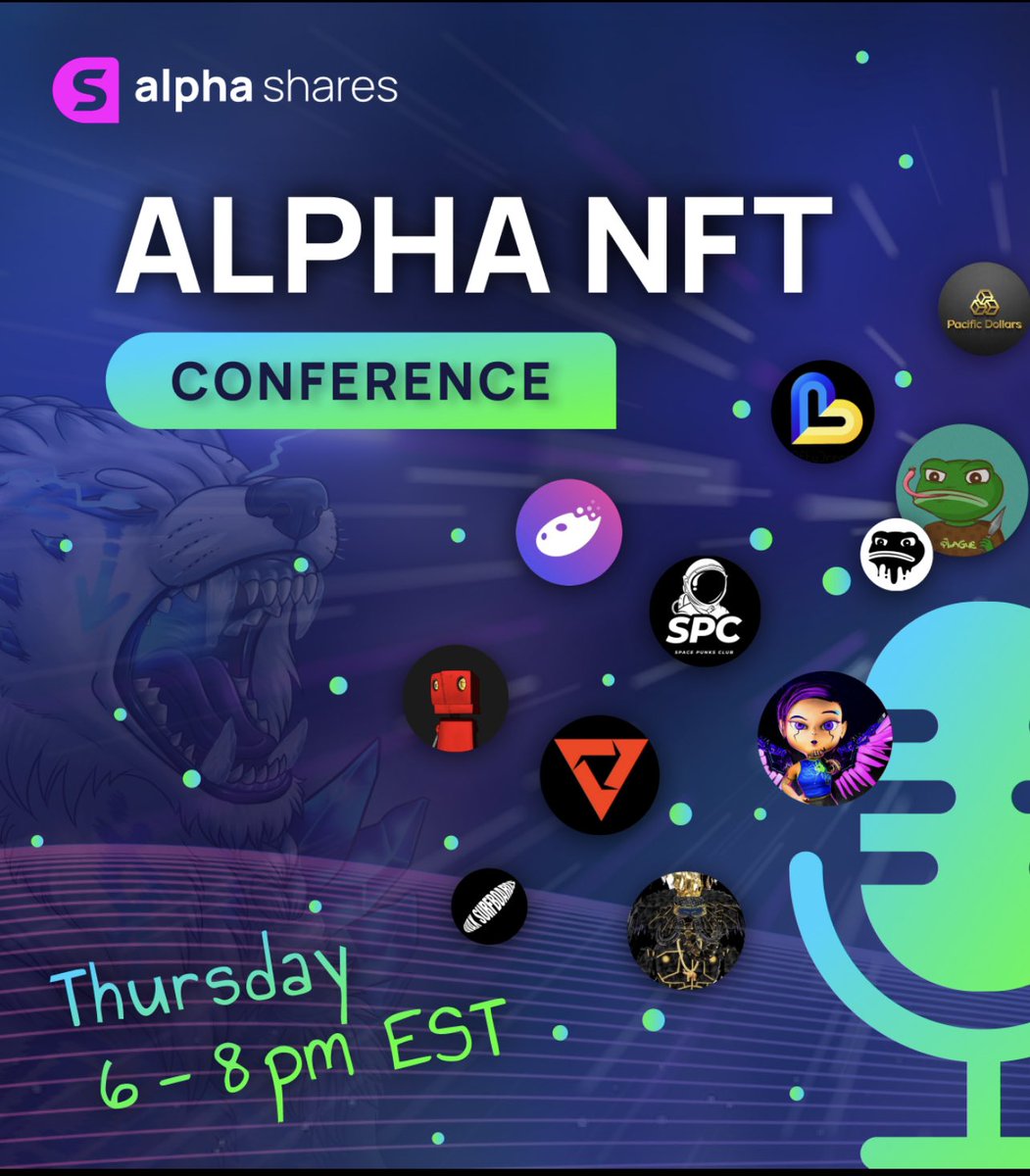 AlphaShares's tweet photo. New Year, New Alpha NFT Conference🎉🔥

Want to win $100 in $AVAX?! 🎁 Make sure to show up to the conference Thursday @ 6PM EST and: 
✅ Follow @AlphaShares
✅ Like &amp; Retweet
✅ Tag 3 people
✅ Set a reminder ⬇️

https://t.co/vNuO7PWiDU
#NFTCommunity #NFTGiveaways https://t.co/CoC3eDqrr3