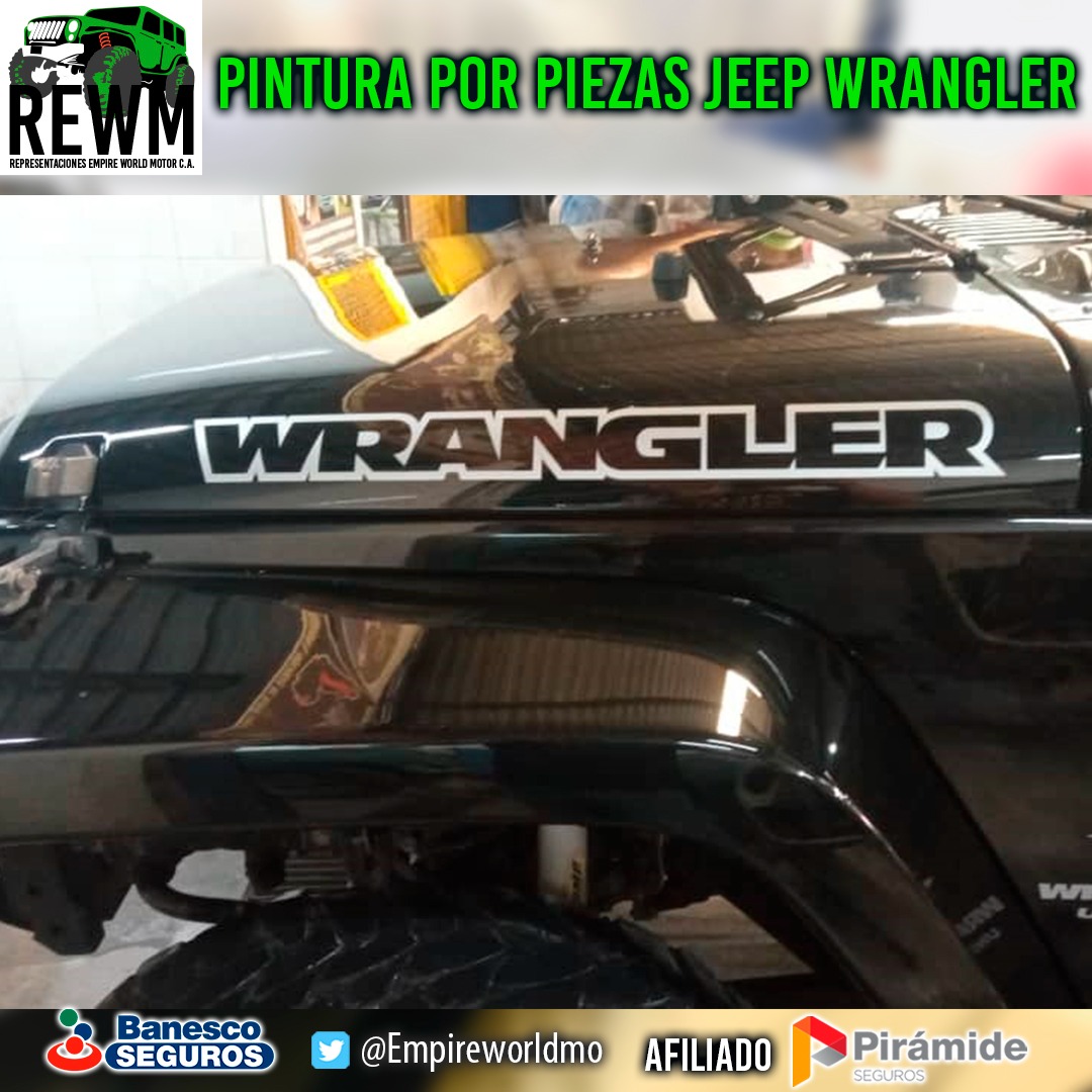 empireworldmo's tweet photo. PINTURA GENERAL Y PULITURA JEEP WRANGLER Sistema SMART de reparaciones / cristalizado 3M
TALLER AUTORIZADO @SegPiramide @BanescoSeguros
Av. Ávila con Av. Gamboa San Bernardino, 1/2 cuadra del SAIME. (0212)5529718 #vehiculos #Caracas #pintura #coches #Autos #jeep #wrangler https://t.co/xfavFPBAFj