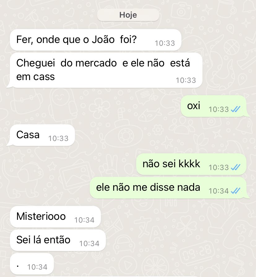FernandaRamponi's tweet photo. minha mãe dedurando o joão kkkkkkkjk https://t.co/qhiltZagLX