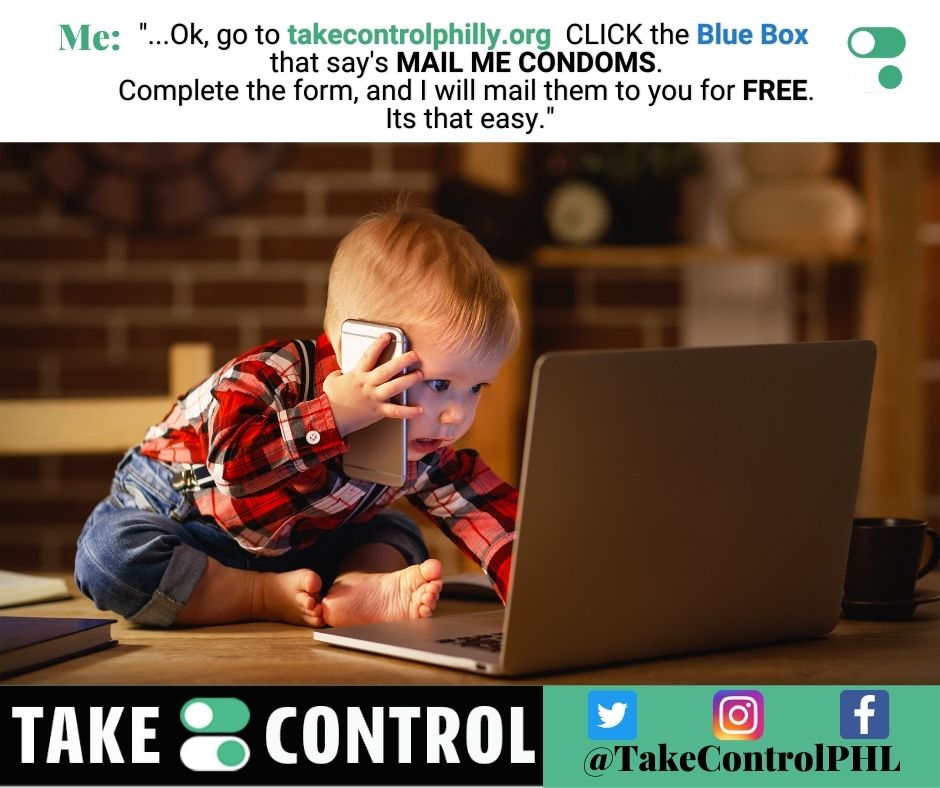 TakeControlPHL's tweet photo. If you are sexually active, you can lower your risk of getting an STD simply by using a condom.
Click the link and order your free condoms today at
https://t.co/OyHu8wctuy
 #freecondoms #condoms https://t.co/DUh4b4kZA5