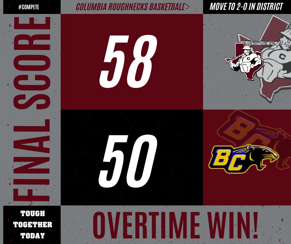 NecksHoops's tweet photo. 🚨OVERTIME ROUGHNECK WIN!!🚨
#ToughTogetherToday
#FAMILY
#COMPETE
#ROUGHNECKPRIDE https://t.co/jk0KIFyXFn