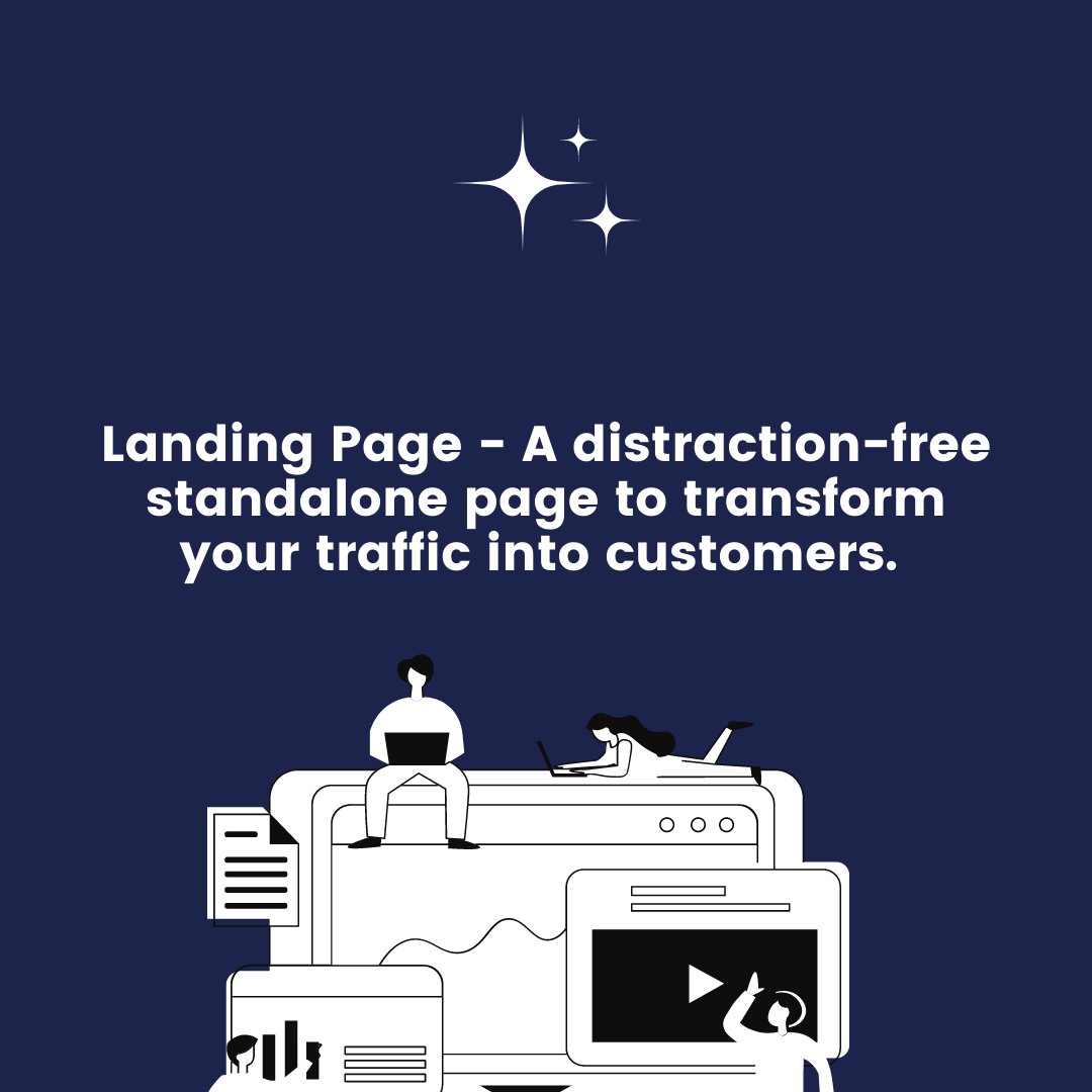 A landing page is a digital marketing essential. Whether running a promotion, launching a campaign or selling a product, you need a distraction-free, conversion-optimized landing page. 

#digitalmarketing #digitalmarketingforsmallbusinesses #landingpage #danharmoncopywriter
