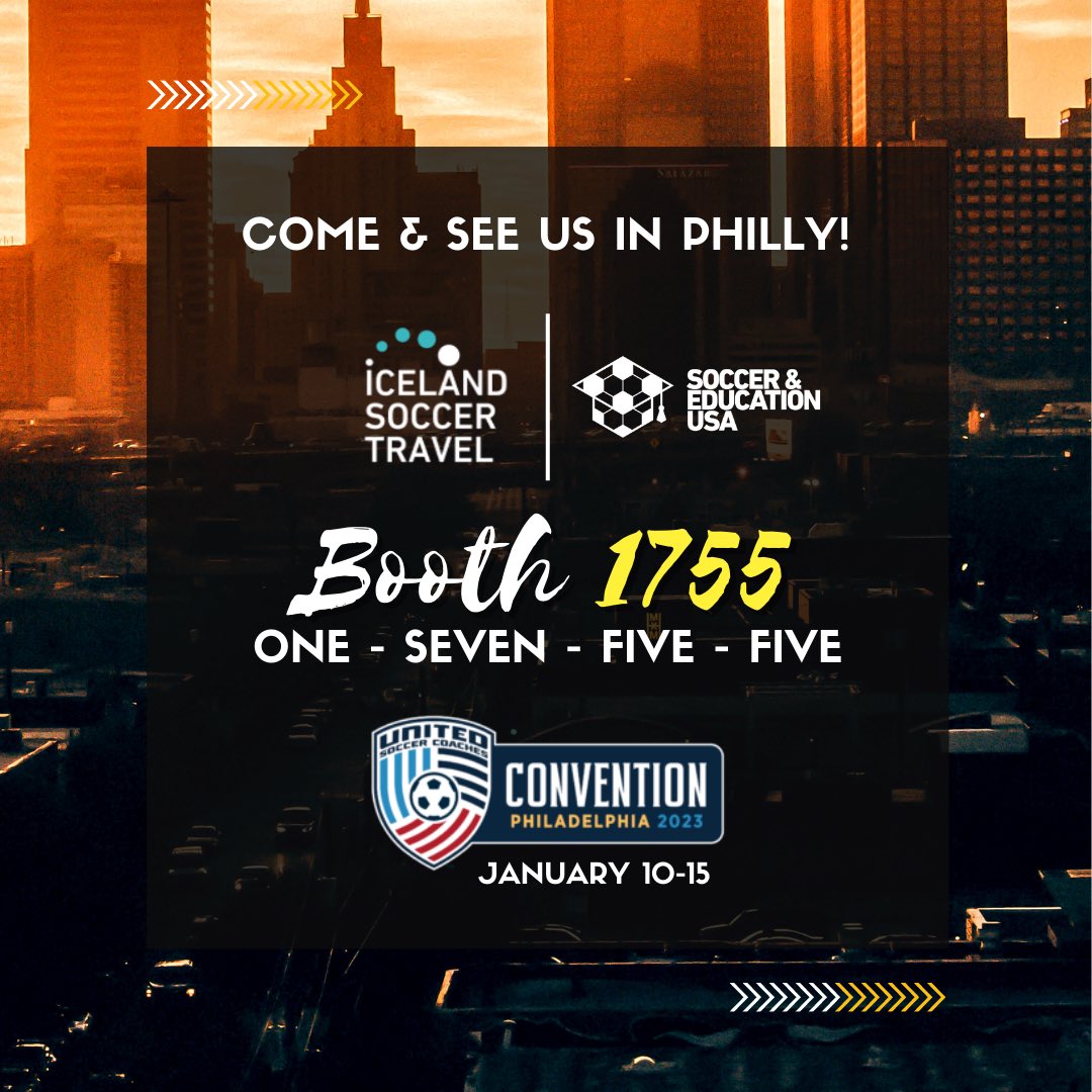 SEUSA_'s tweet photo. We are extremely excited for the United Soccer Convention in Philadelphia!🔥🤩⚽️
 
Visit booth 1755 to learn more!👀 https://t.co/KDjyK6BhJQ
