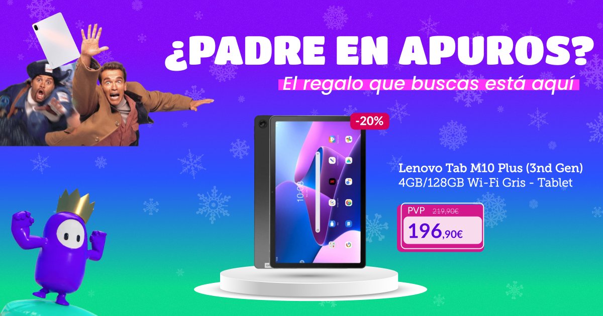 PowerPlanet_es's tweet photo. ¿Padre en apuros?🥵
¡No te preocupes! El regalo infalible que buscas está aquí 💥 ¡Y a tiempo! Pide hoy antes de las 18:00h y recíbelo mañana 🚀
#PowerPlanet https://t.co/Ci9wnR3tK3