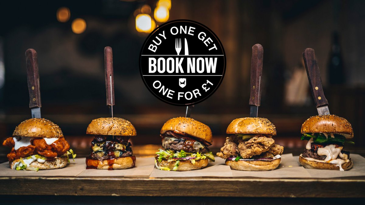 This January we are offering our amazing burgers with Buy One, Get One for £1 (T's &amp; C's apply). 

You need to pre-book online to grab this deal, so get you and a pal booked in now.

#BrewDog #Clerkenwell #Food #Burgers #LondonBurgers #CraftBeer