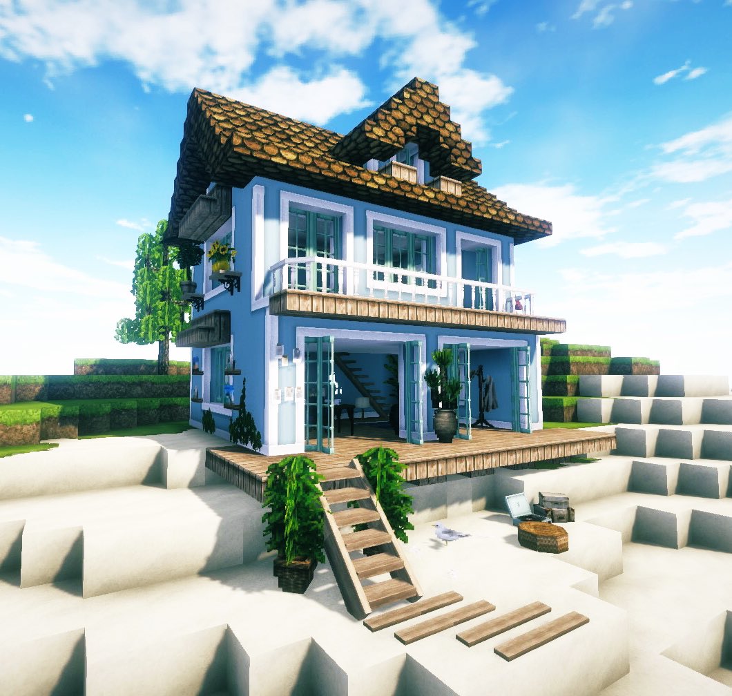 #minecraft建築コミュ 
#Minecraft 
いえ〜