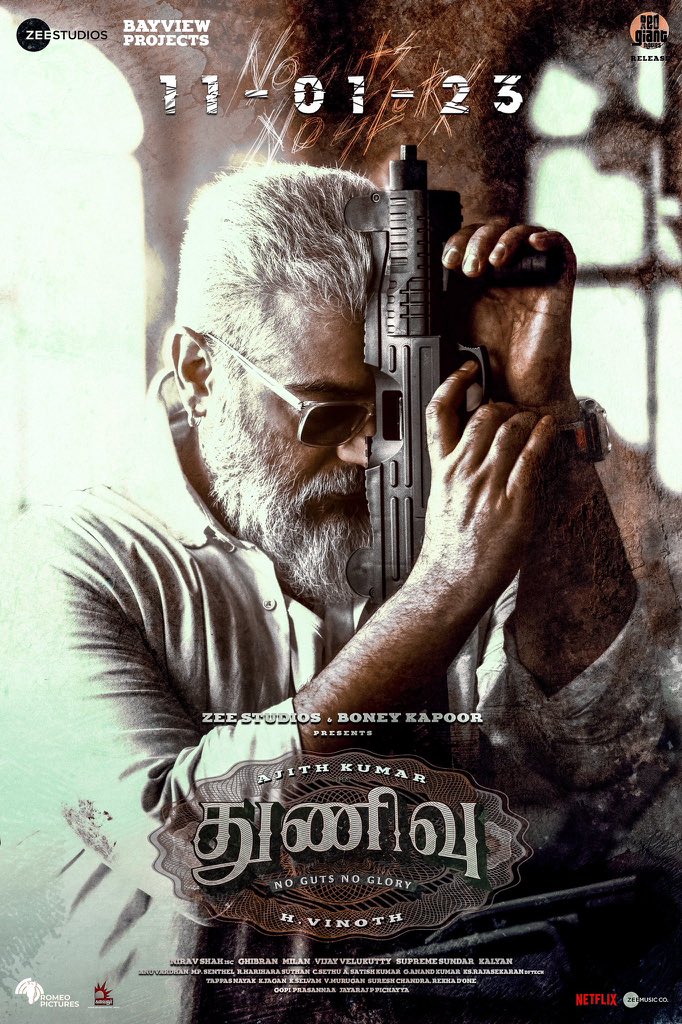 RedGiantMovies_'s tweet photo. 1️⃣1️⃣ - 0️⃣1️⃣ - 2️⃣0️⃣2️⃣3️⃣ 🎉🥁

The countdown to meet the original #Gangstaa has begun!

#NoGutsNoGlory #Ajithkumar #HVinoth

@BoneyKapoor @ZeeStudios_ @BayViewProjOffl @kalaignartv_off @MShenbagamoort3 @SureshChandraa #RomeoPictures @mynameisraahul https://t.co/NhxUDvXUJe