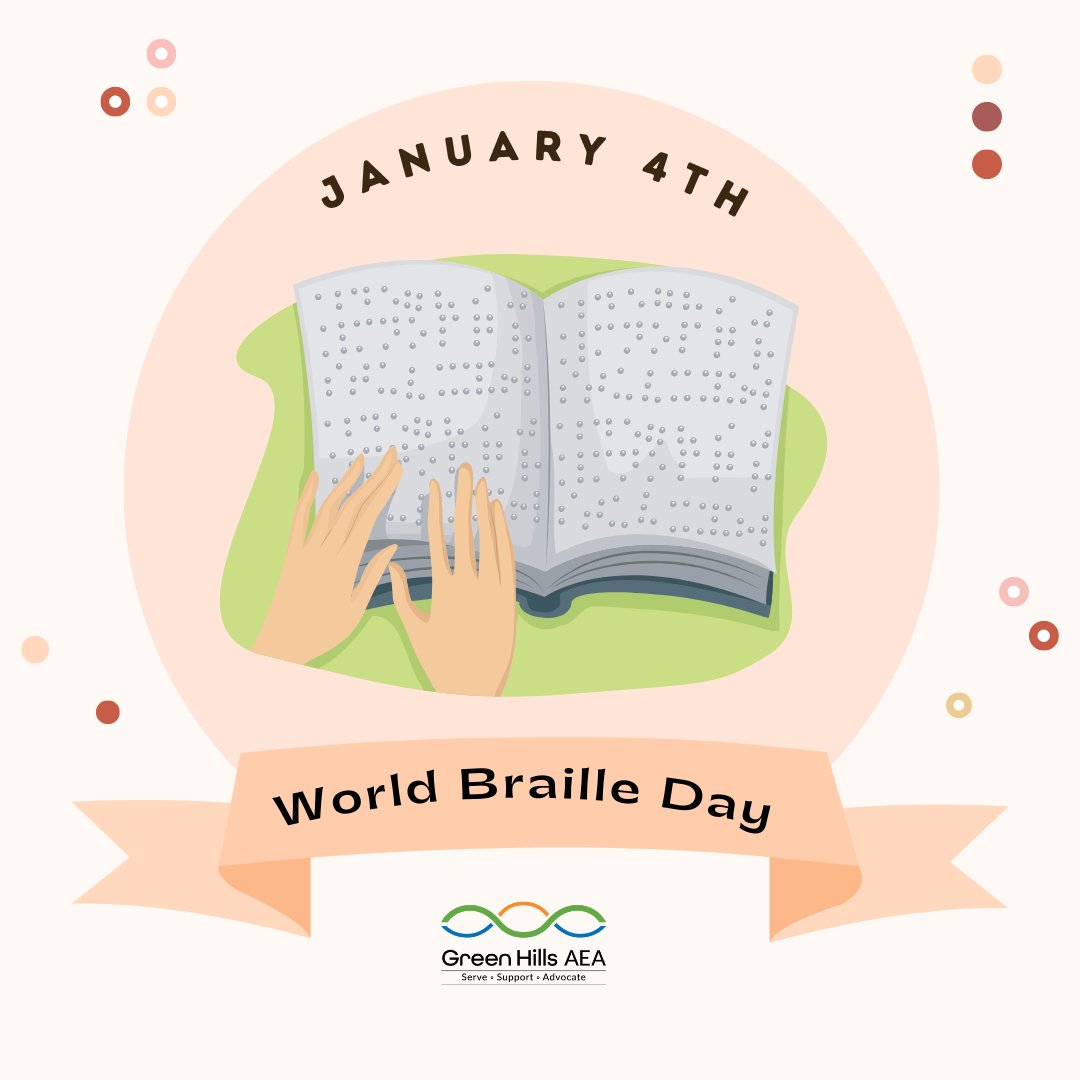 It's World Braille Day! 

Today reminds us of the importance of accessibility and independence for people who are blind or visually impaired.

You can learn more about GHAEA's vision services by clicking the link below:

ow.ly/WEs050MhNzn
