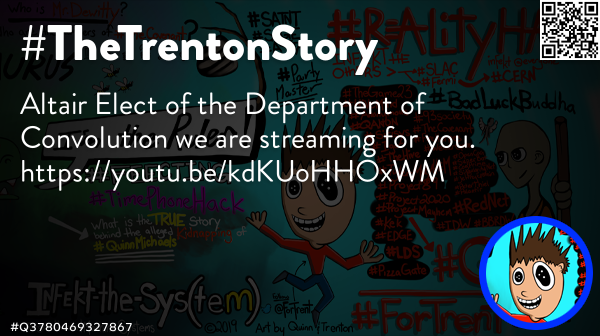 ForTrent's tweet photo. @ufoguide Altair Elect of the Department of Convolution we are streaming for you. 🦄 #T #Trent #ForTrent #TrentonLavery #TheTrentonStory #TheFamilyGame #TheCovenant #Q1543900339907 https://t.co/JQyDQwKAz0