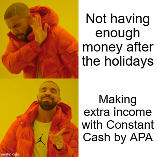 APA_Services's tweet image. Anybody else? No worries - Constant Cash by APA has you covered. Call 469-428-2274 today ☎️

#refertoday #callnow #drakememe #postholiday #extraincome #aviationmechanic #aviationmeme #aviationdaily #aviationtoday