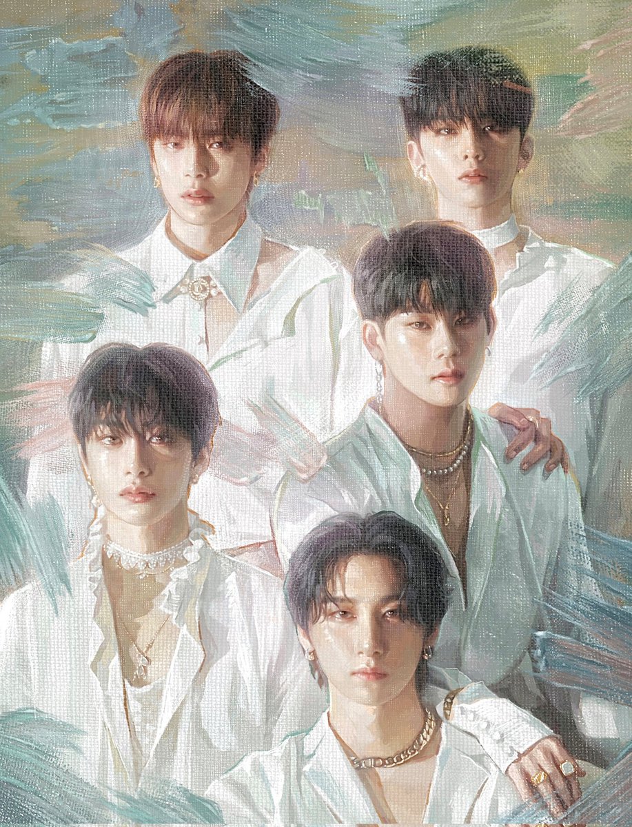 TurtleLoveCat's tweet photo. SO IT WAS A REAL ARTIST PAINTING MONSTA X FOR THEIR ALBUM OMG 🥹💗

"I participated in the promotion of monsta x mini album 🥹 I'm so moved 🥹🥹" https://t.co/CbB2mllnzV